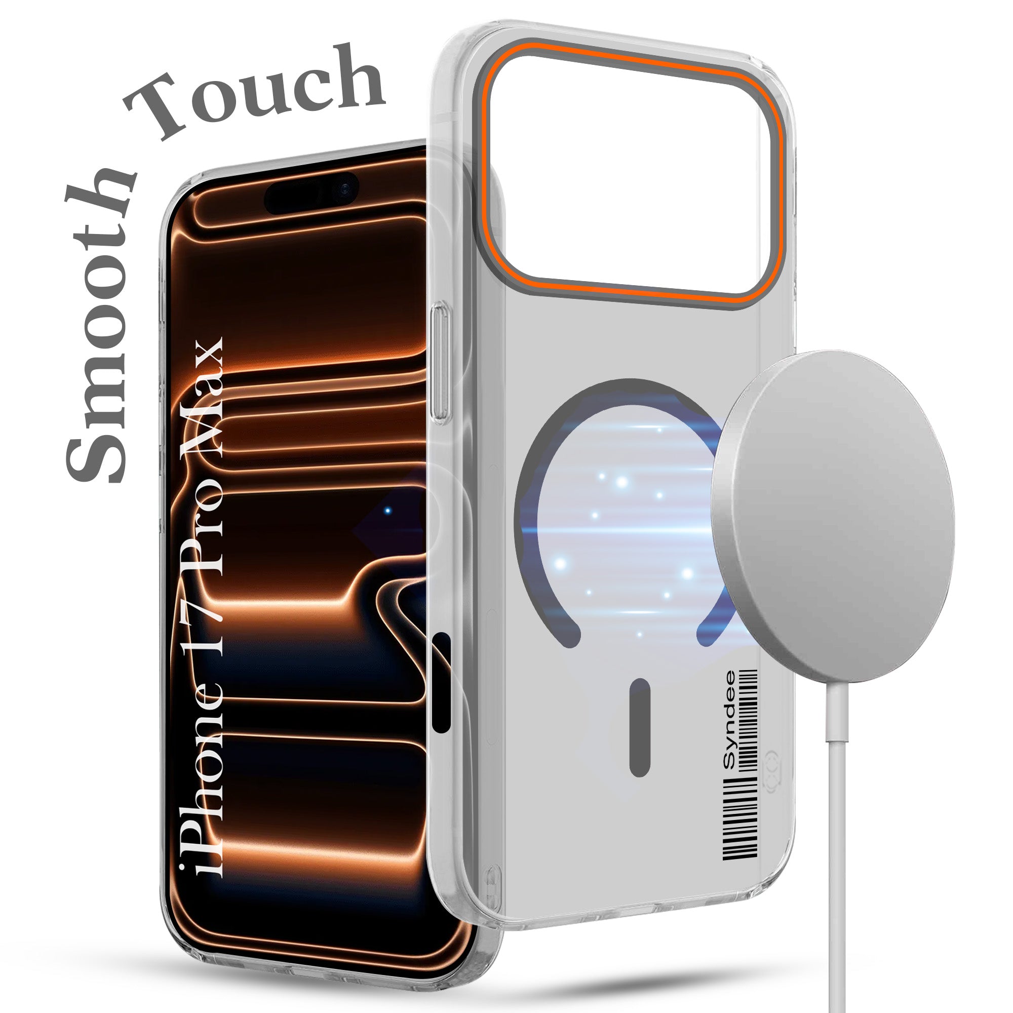 For Apple iPhone 17 Pro Max Back Cover Case (Soft Touch | Camera Bump Protection | MagSafe Compatible | Matte Finish)