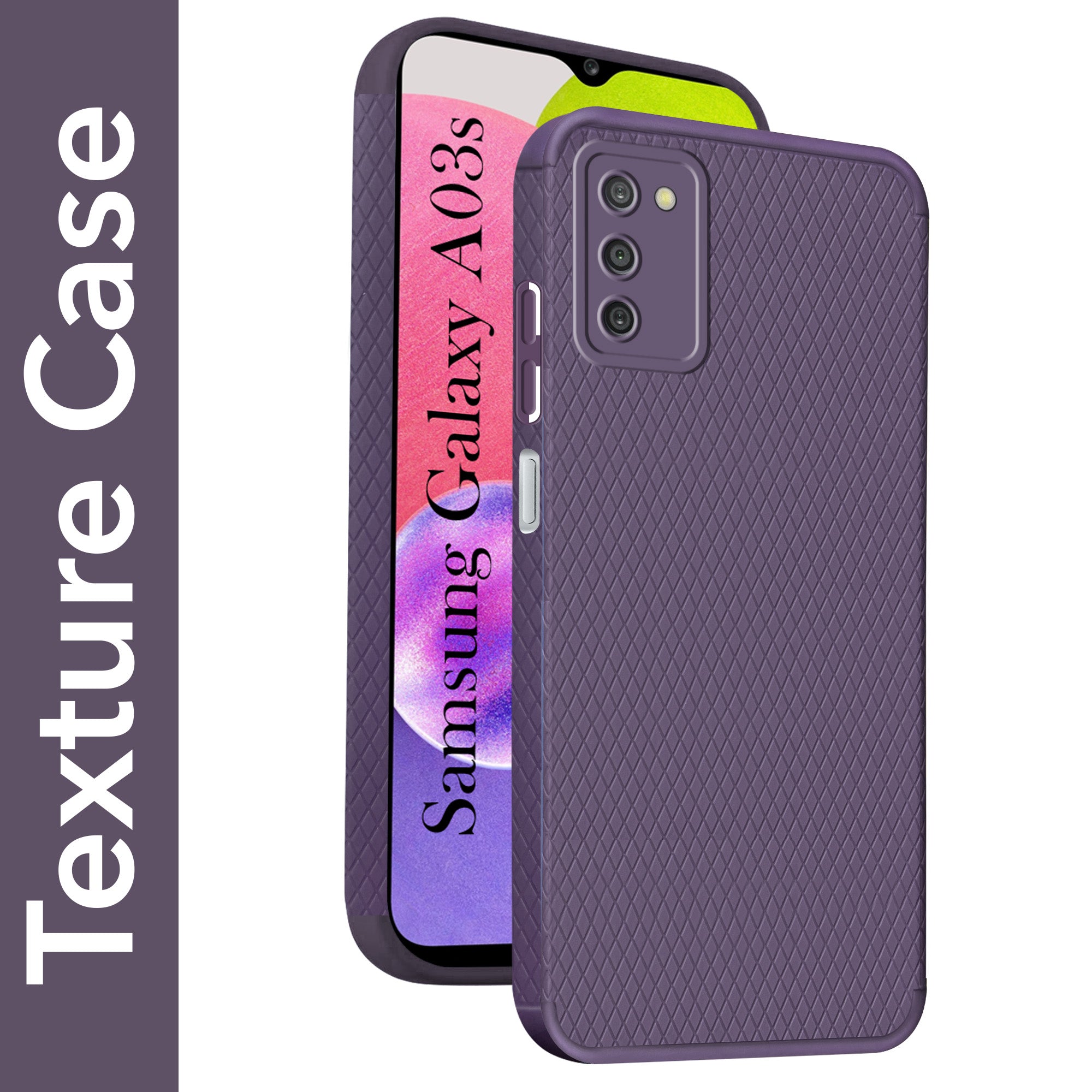 For Samsung Galaxy A03s Back Cover Case Liquid Silicone (Camera Protection | Side Grip Texture | Soft and Flexible) (Copy)