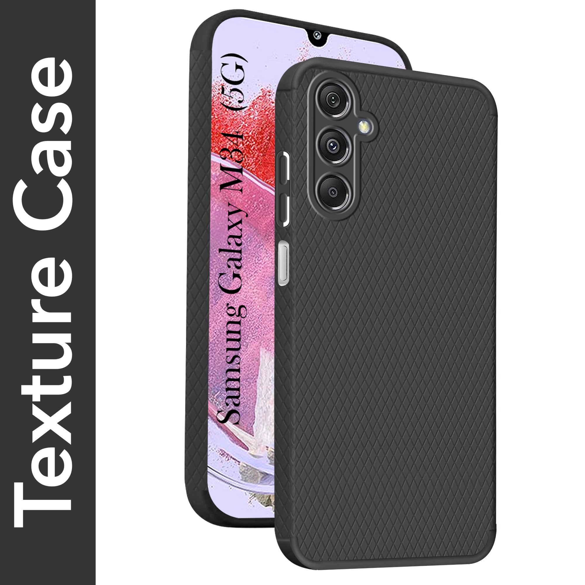 For Samsung Galaxy M34 5G Back Cover Case (Liquid Silicone | Side Grip | Camera Protection)