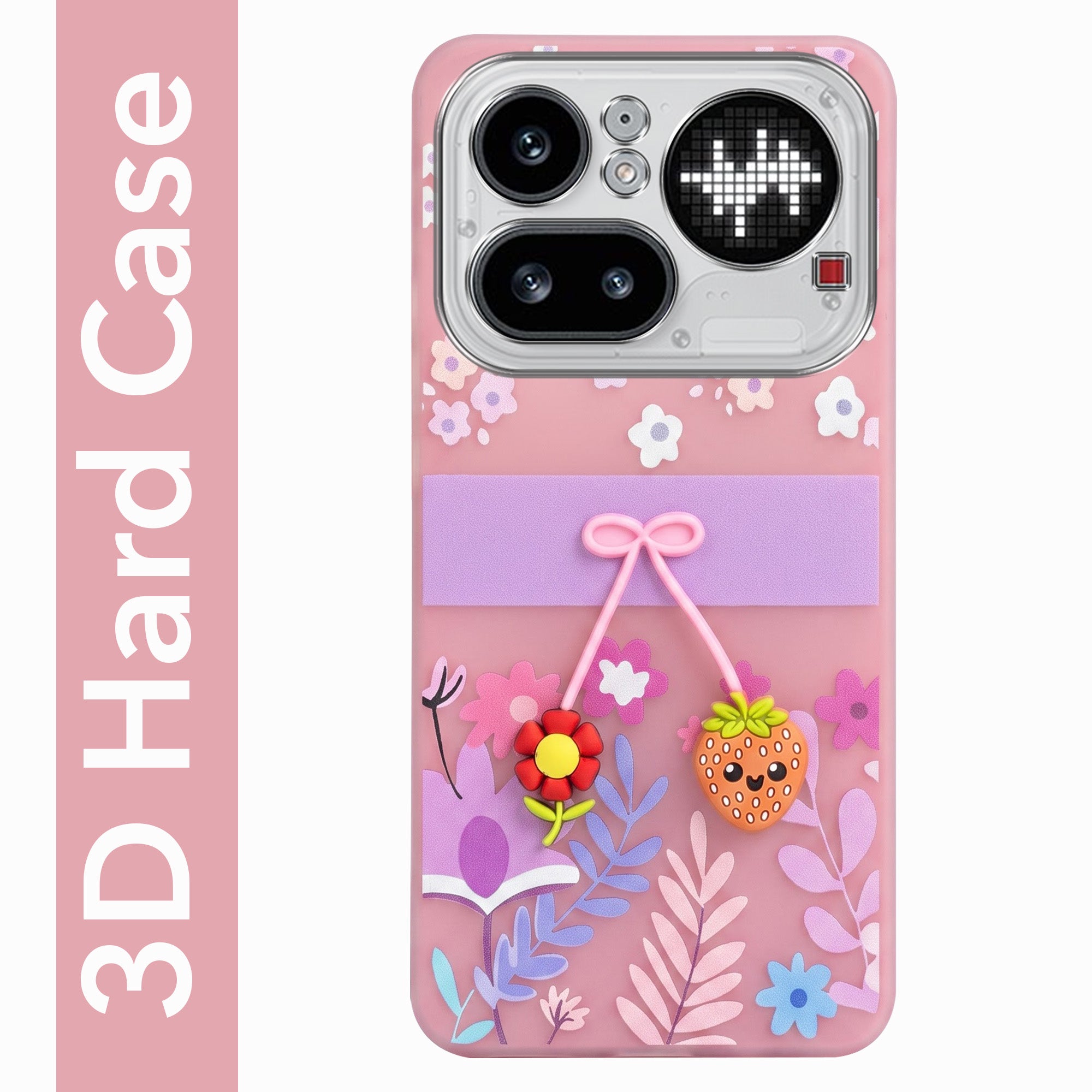 For Nothing Phone 4A Pro 5G Back Cover Case (3D Cute Cartoons | Hard Back Side Soft | Matte Premium Finish | HD Printing)