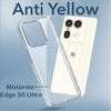 For Motorola Moto Edge 50 Ultra 5G Back Cover (Hard Anti Yellow Clear Case | Drop & Camera Protection | Shockproof Polycarbonate)