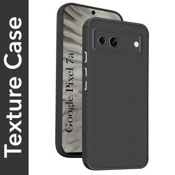 For Google Pixel 7a Back Cover Case Liquid Silicone (Camera Protection | Side Grip Texture | Soft and Flexible)