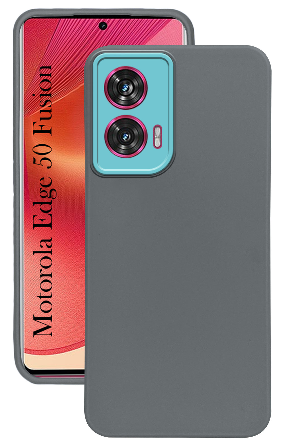 For Motorola Moto Edge 50 Fusion (Dual Color Matte Finish | Full Camera Protection | Sleek and Professional)