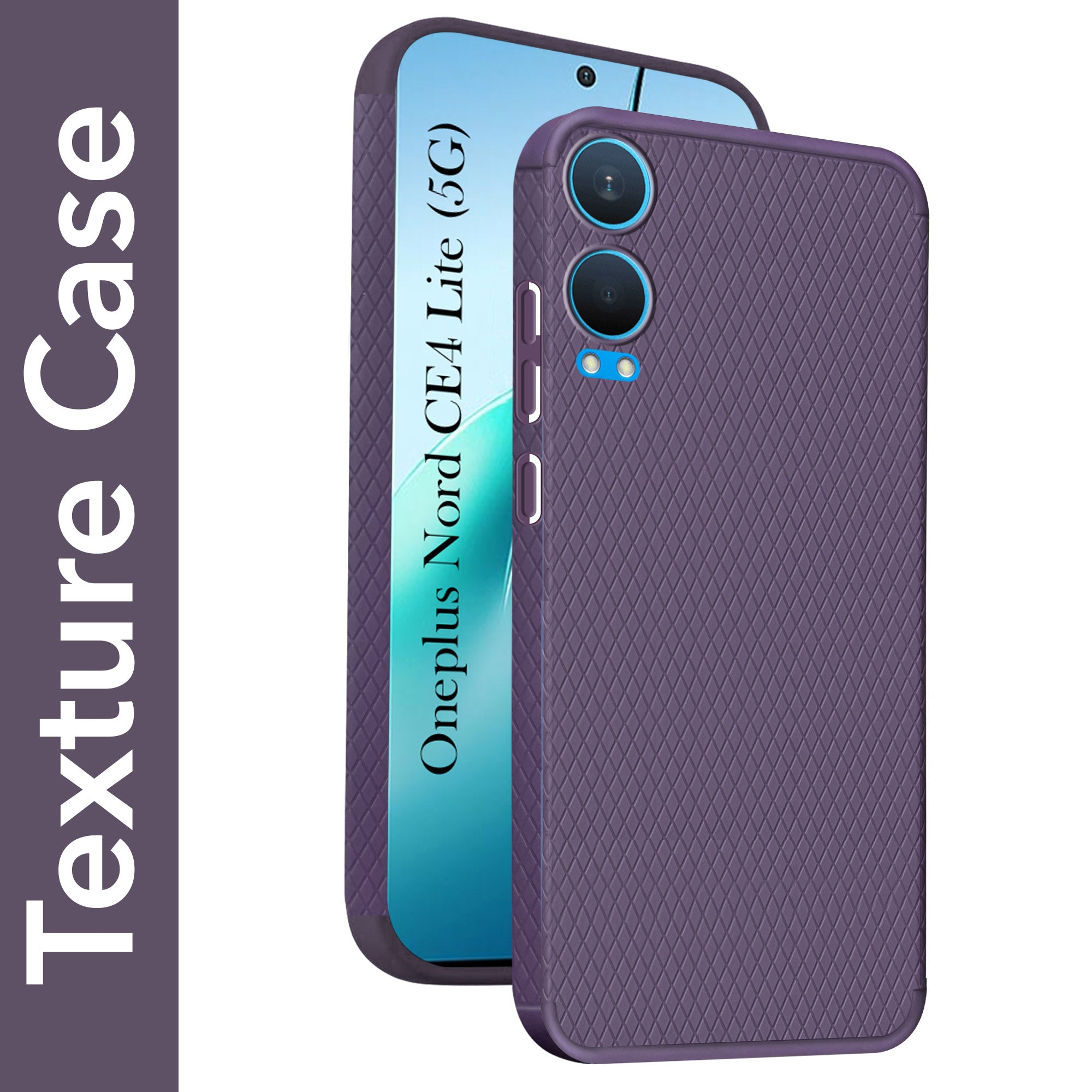 For OnePlus Nord CE 4 Lite Back Cover Case (Liquid Silicone | Side Grip | Camera Protection)