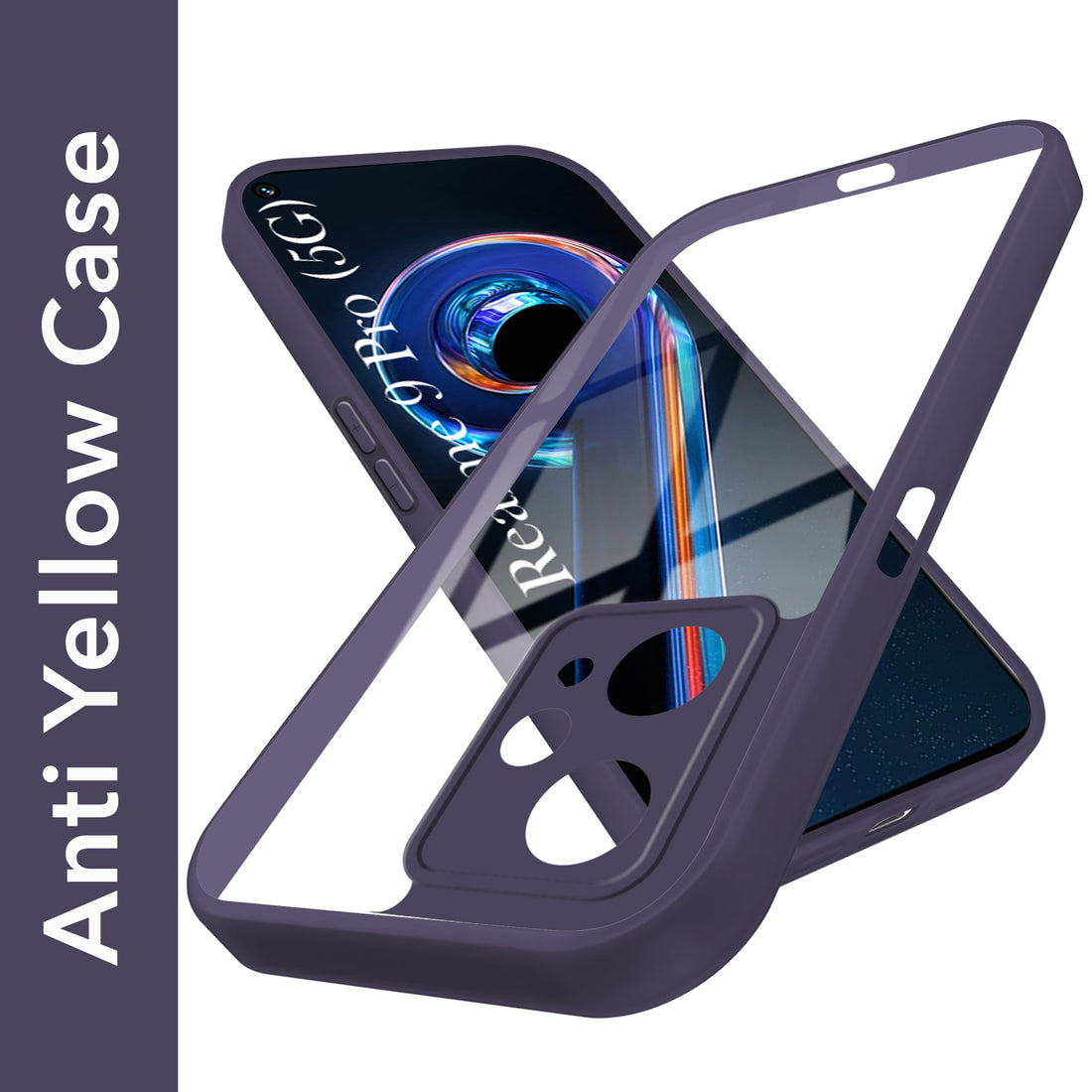 For Realme 9 Pro Back Cover Case Ultra-Hybrid (Lifetime Anti Yellow | Anti Scratch | Crystal Clear Shockproof)