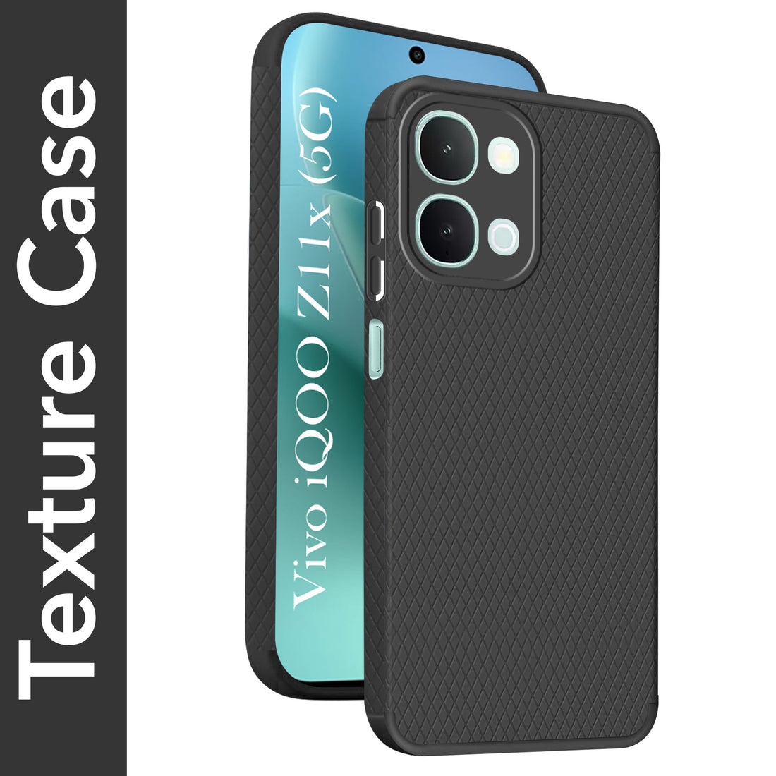 For Vivo iQOO Z11x 5G Back Cover Case Liquid Silicone (Camera Protection | Side Grip Texture | Soft and Flexible)