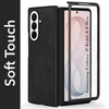 For Samsung Galaxy Z Fold 8 Ultra Back Case Cover Premium Genuine Leather (Integrated Front Screen Protector | Inside Microfiber Cloth)