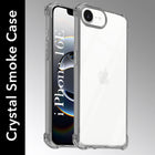 For iPhone 16e | iPhone 17e Back Cover (Shockproof Crystal Clear Case |  Drop & Camera Protection | Hard Polycarbonate)