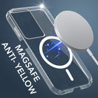 For Realme C73 Back Cover Case Lifetime Anti-Yellow MagSafe Compatible Clear (Sleek Hard Crystal | Shockproof and Camera Protection)
