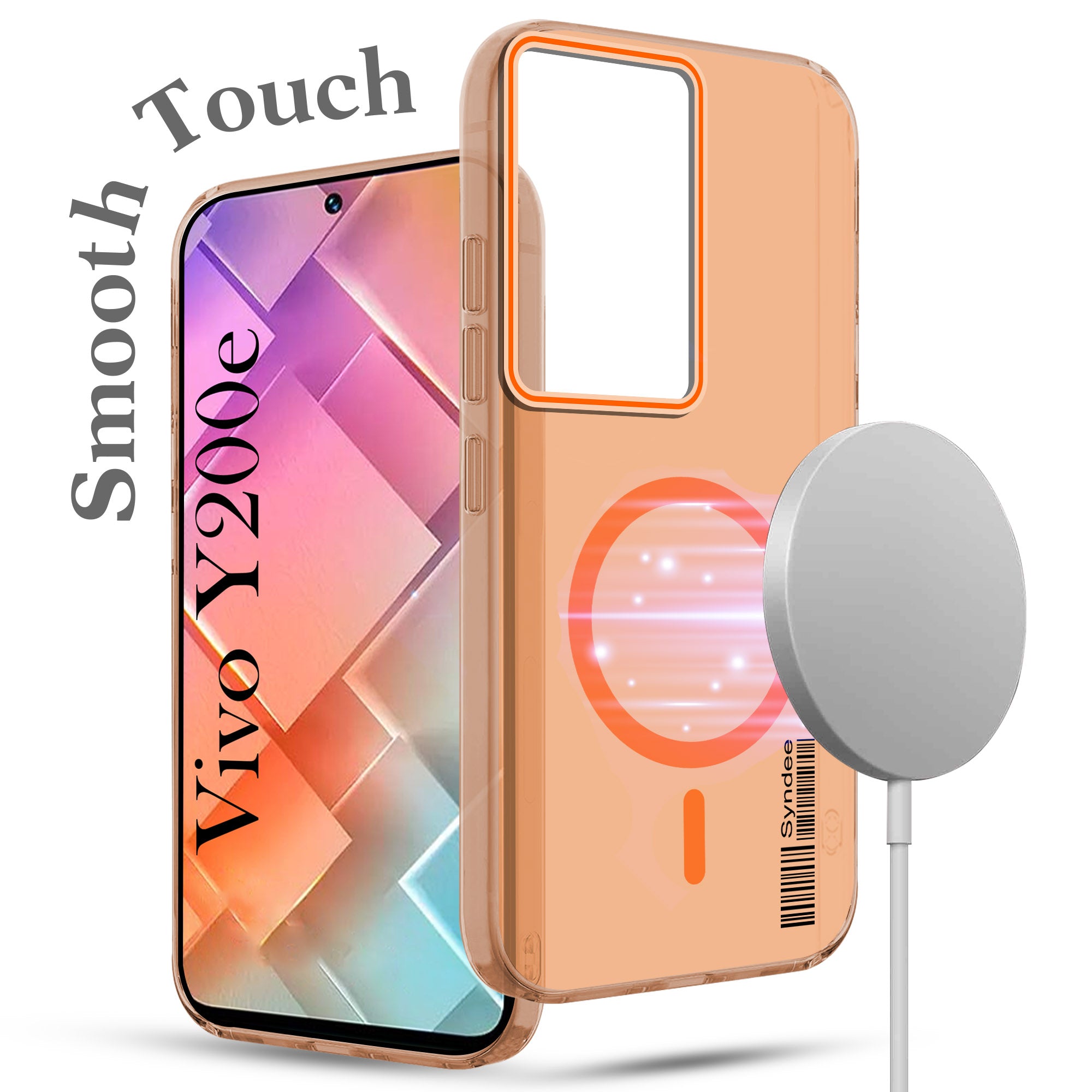For Vivo Y200e Back Cover Case (Soft Touch | Camera Bump Protection | MagSafe Compatible | Matte Finish)