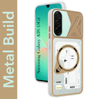 For Samsung Galaxy A26 5G Metallic Back Cover Case (Metallic Camera Protection & Buttons | Translucent Milky Shade | Hard Polycarbonate)