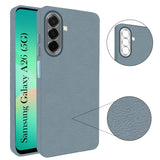 For Samsung Galaxy A26 5G Back Cover Case (Glass Like Camera Protection | Leather Feel | Minimalist Professional Grip)