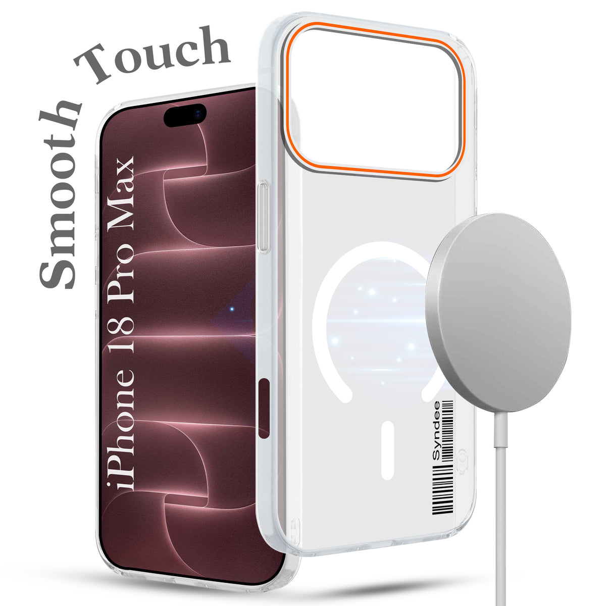 For Apple iPhone 18 Pro Max Back Cover Case (Soft Touch | Camera Bump Protection | MagSafe Compatible | Matte Finish)