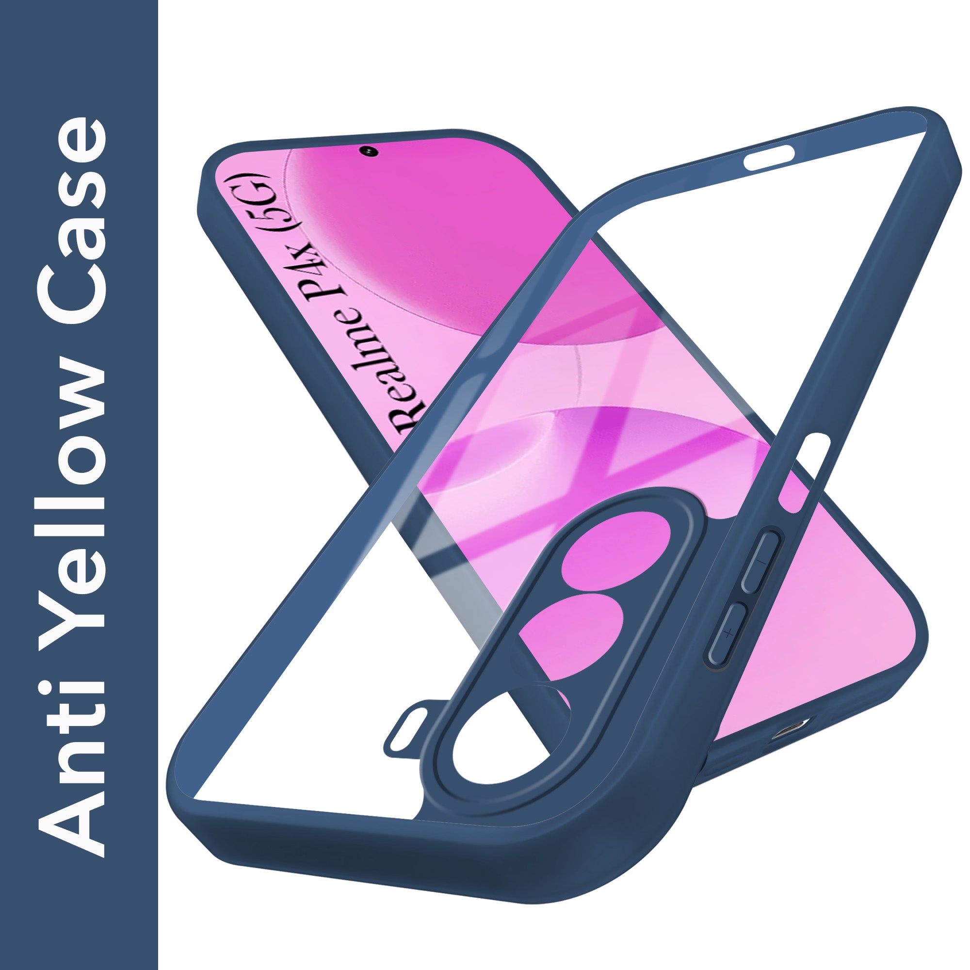 For Realme P4x Lite Back Cover Case Ultra-Hybrid (Lifetime Anti Yellow | Anti Scratch | Crystal Clear Shockproof)