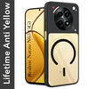 For Realme Narzo N65 5G Back Cover Case Lifetime Anti-Yellow Clear (Camera Protection | Side Grip | Wireless MagSafe Compatible)