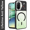 For Redmi A5 4G Back Cover Case Lifetime Anti-Yellow Clear (Camera Protection | Side Grip | Wireless MagSafe Compatible)