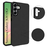 For Samsung Galaxy A56 Back Cover Case (Glass Like Camera Protection | Leather Feel | Minimalist Professional Grip)