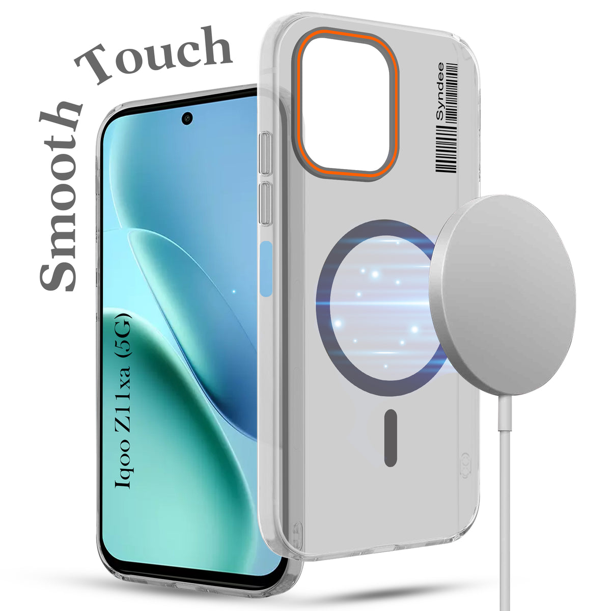 For Vivo iQOO Z11x 5G | Vivo iQOO Z11xa Back Cover Case (Soft Touch | Camera Bump Protection | MagSafe Compatible | Matte Finish)