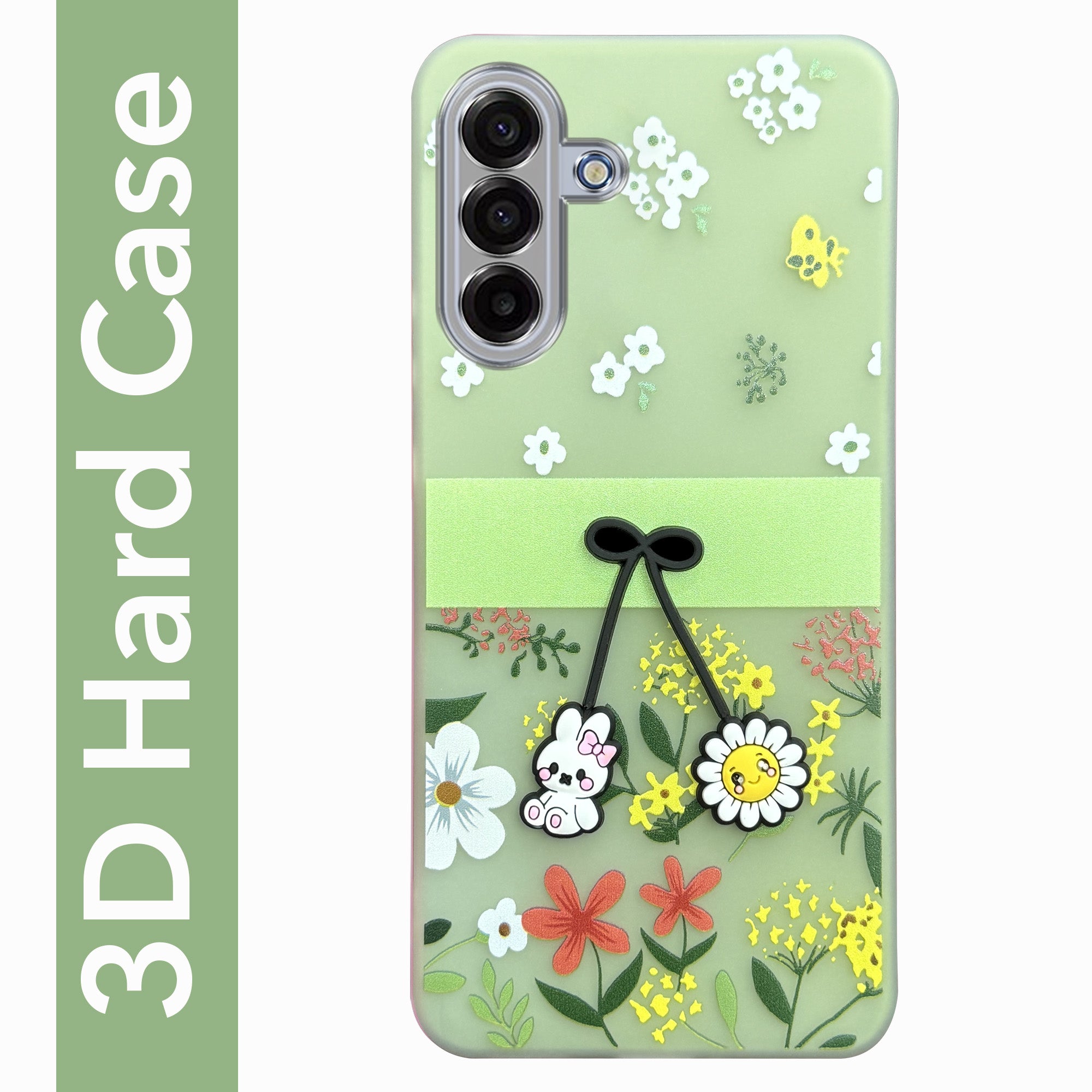 For Samsung Galaxy A17 | Samsung F17 | Samsung M17 5G Back Cover Case (3D Cute Cartoons | Hard Back Side Soft | Matte Premium Finish | HD Printing)