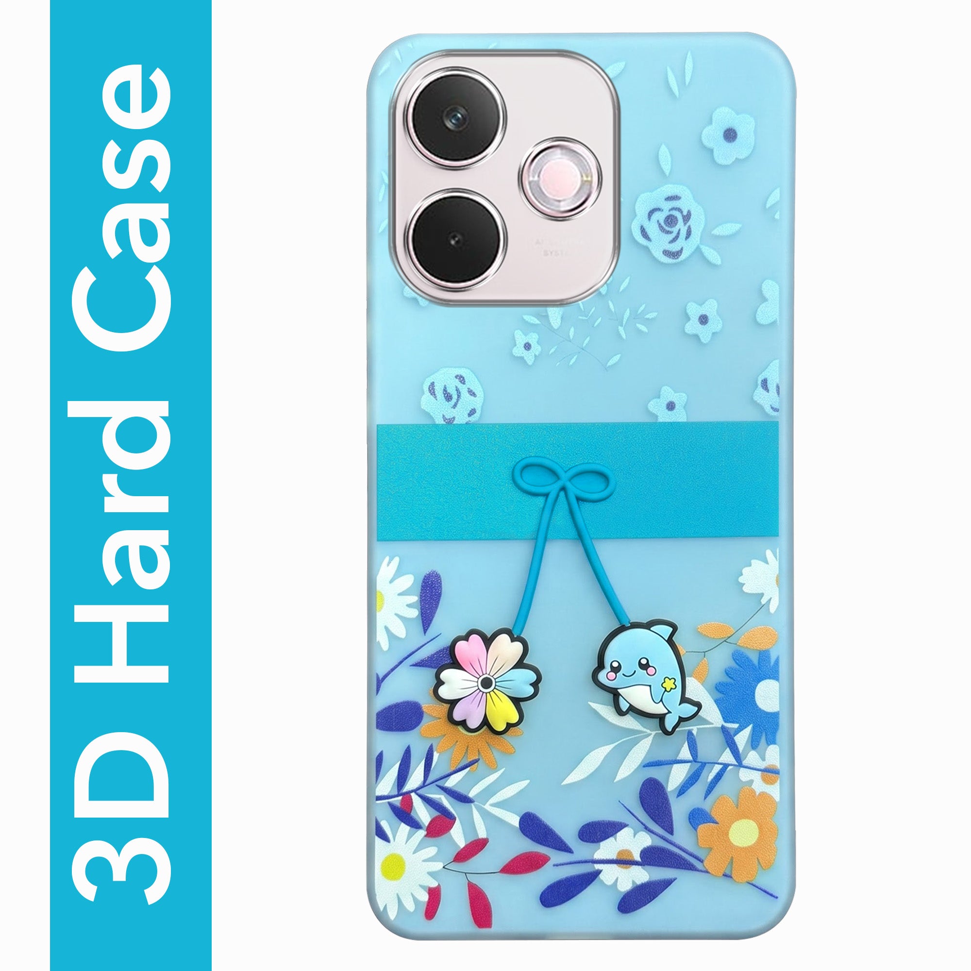 For Oppo A5 Pro Back Cover Case (3D Cute Cartoons | Hard Back Side Soft | Matte Premium Finish | HD Printing)
