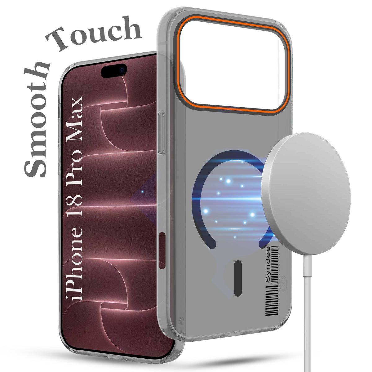 For Apple iPhone 18 Pro Max Back Cover Case (Soft Touch | Camera Bump Protection | MagSafe Compatible | Matte Finish)