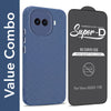 For Vivo iQOO 15R 5G Combo with Back Cover and 9H Tempered Glass (Liquid Silicone | Camera Protection | Oleophobic Coating Screen Glass)