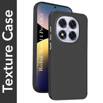 For Redmi Note 14 Pro Back Cover Case (Liquid Silicone | Side Grip | Camera Protection)