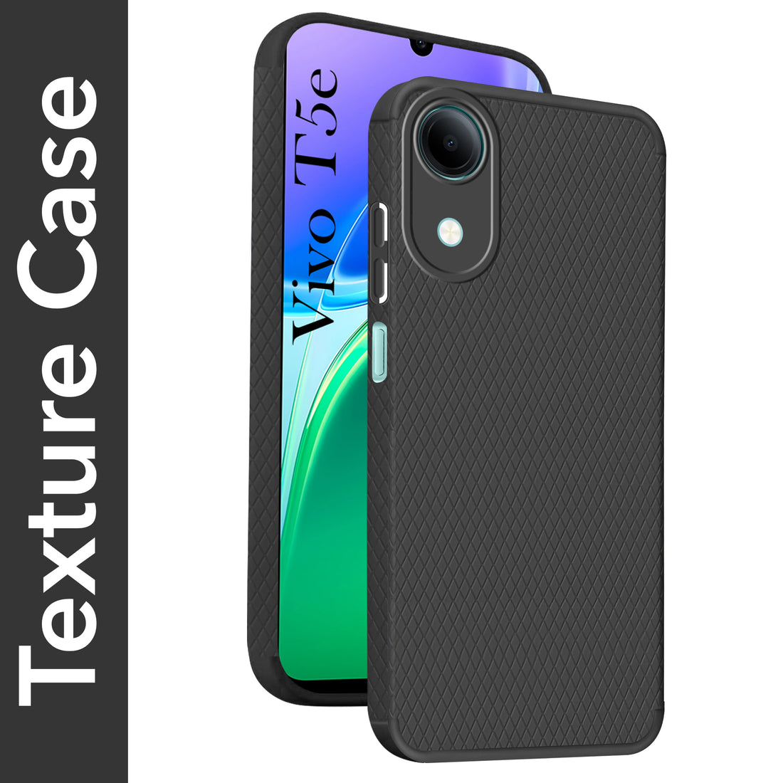For Vivo T5e 4G Back Cover Case Liquid Silicone (Camera Protection | Side Grip Texture | Soft and Flexible)