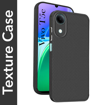 For Vivo T5e 4G Back Cover Case Liquid Silicone (Camera Protection | Side Grip Texture | Soft and Flexible)