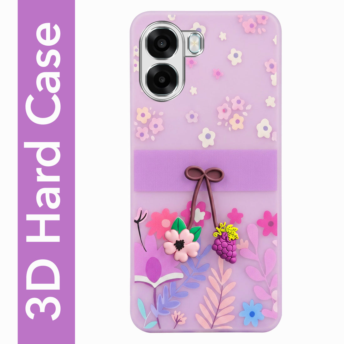 For Oppo A6X | Oppo A6S Back Cover Case (3D Cute Cartoons | Hard Back Side Soft | Matte Premium Finish | HD Printing)
