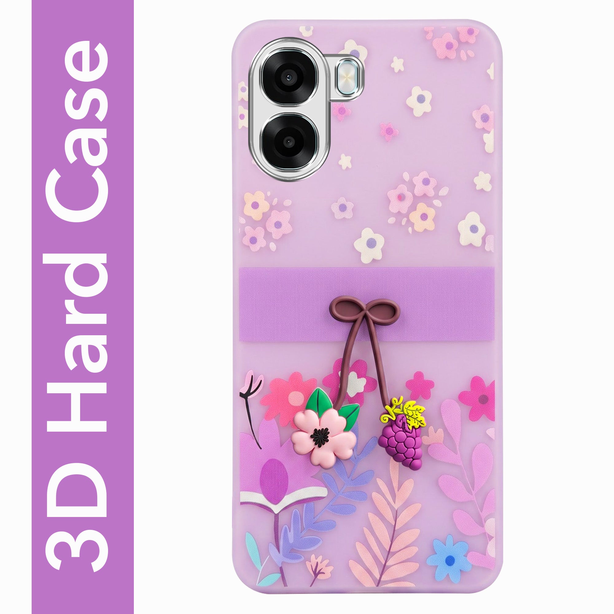 For Oppo A6X | Oppo A6S Back Cover Case (3D Cute Cartoons | Hard Back Side Soft | Matte Premium Finish | HD Printing)