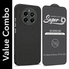 For Realme Narzo 70 Pro Combo with Back Cover and 9H Tempered Glass (Liquid Silicone | Camera Protection | Oleophobic Coating Screen Glass)