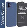For Samsung Galaxy A06 Combo with Back Cover and 9H Tempered Glass (Liquid Silicone | Camera Protection | Oleophobic Coating Screen Glass)