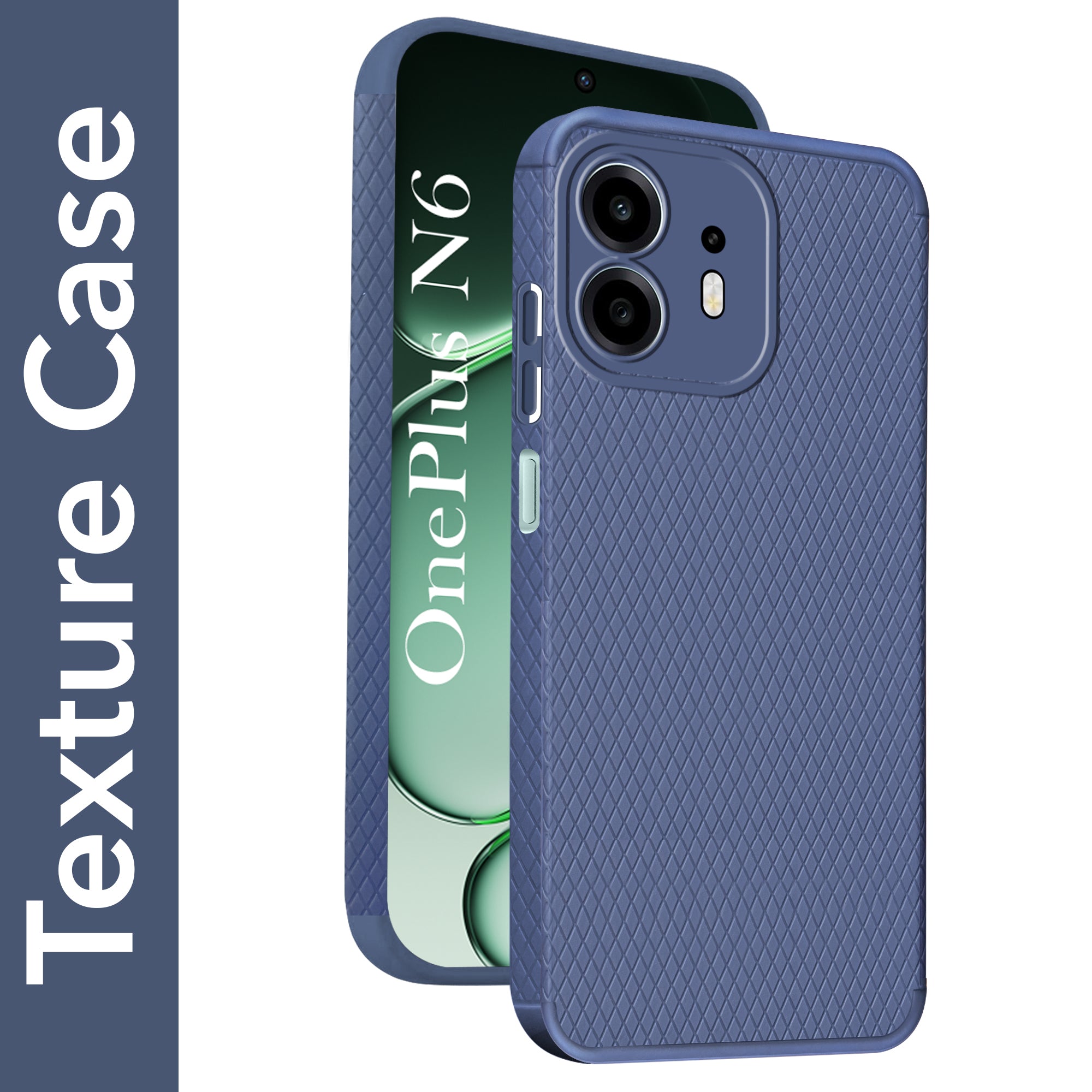 For OnePlus N6 Back Cover Case Liquid Silicone (Camera Protection | Side Grip Texture | Soft and Flexible)