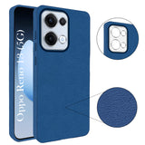 For Oppo Reno13 5G | Oppo Reno 13 5G  Back Cover Case (Glass Like Camera Protection | Leather Feel | Minimalist Professional Grip)