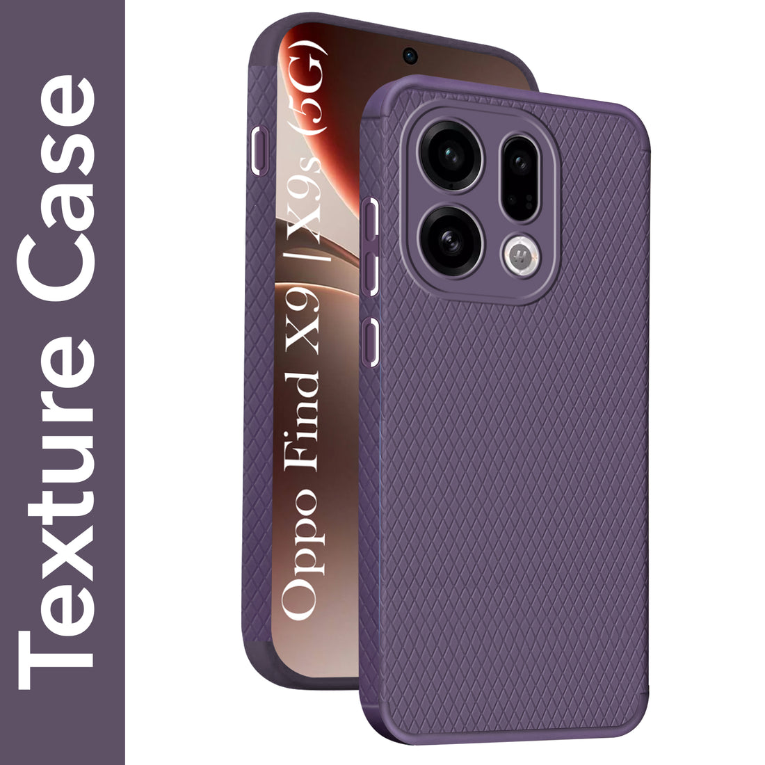For Oppo Find X9 | Oppo Find X9s Back Cover Case Liquid Silicone (Camera Protection | Side Grip Texture | Soft and Flexible)