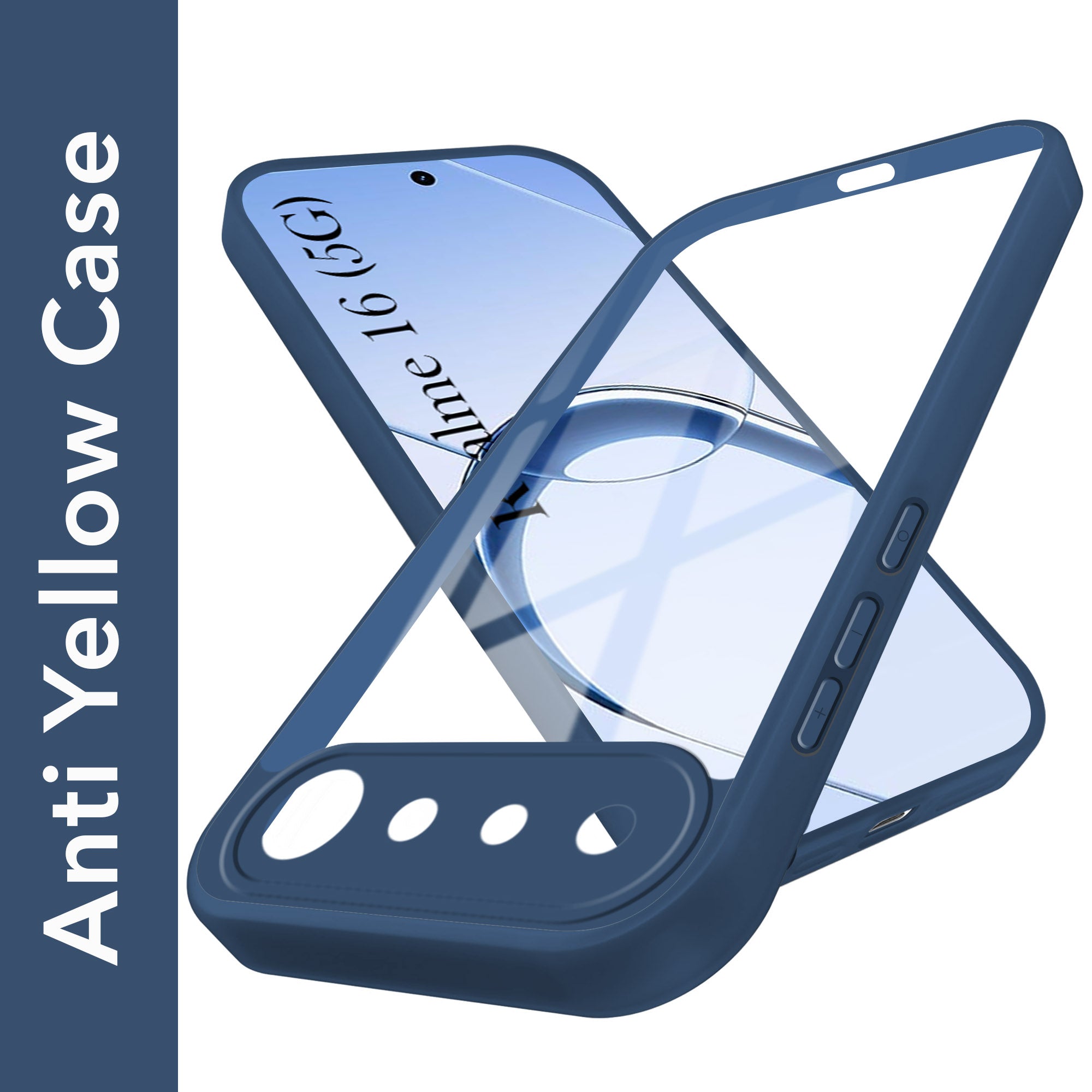 For Realme 16 Back Cover Case Ultra-Hybrid (Lifetime Anti Yellow | Anti Scratch | Crystal Clear Shockproof)