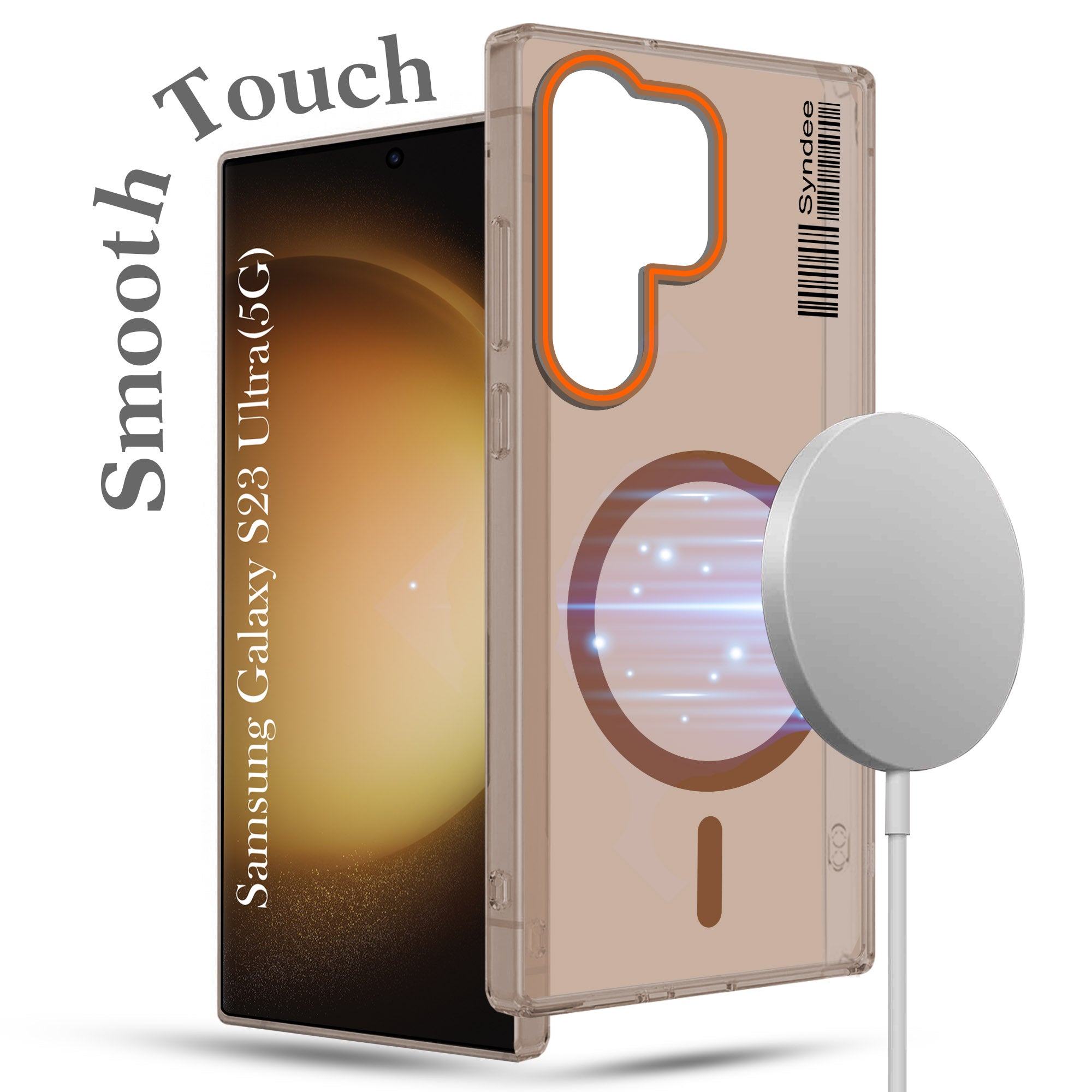 For Samsung Galaxy S23 Ultra 5G Back Cover Case (Soft Touch | Camera Bump Protection | MagSafe Compatible | Matte Finish)