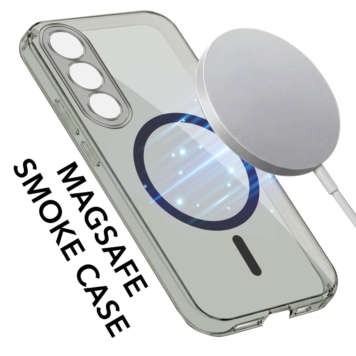 For Vivo V70 FE 5G Back Cover Case Lifetime Anti-Yellow MagSafe Compatible Clear (Sleek Hard Crystal | Shockproof and Camera Protection)