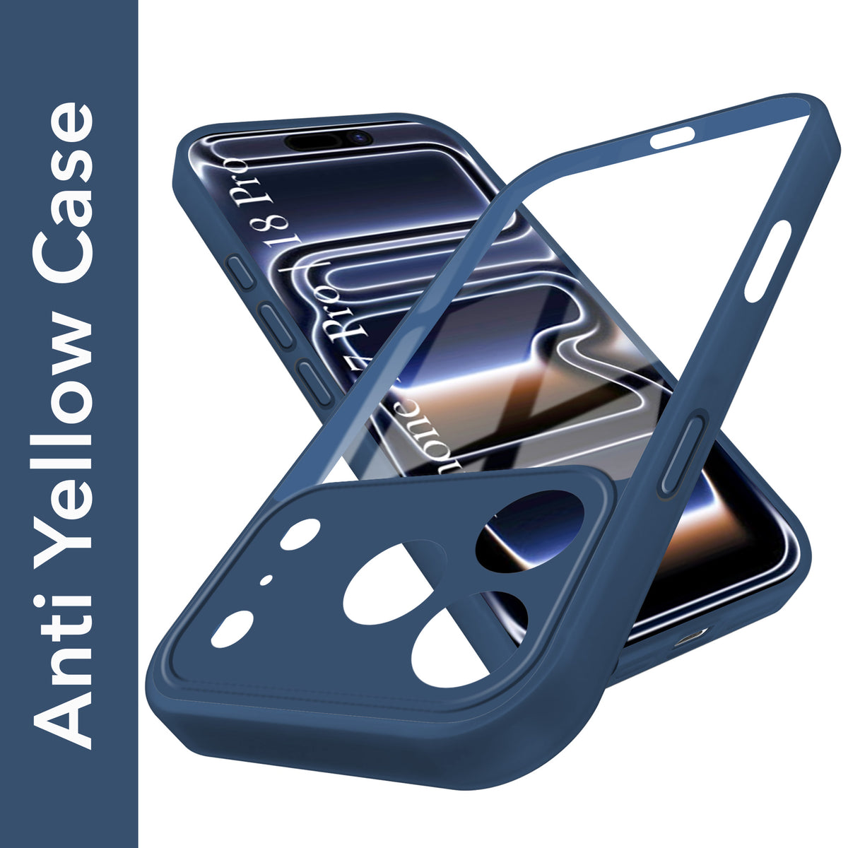 For iPhone 17 Pro | iPhone 18 Pro Back Cover Case Ultra-Hybrid (Lifetime Anti Yellow | Anti Scratch | Crystal Clear Shockproof)