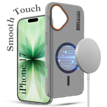 For Apple iPhone 17 Back Cover Case (Soft Touch | Camera Bump Protection | MagSafe Compatible | Matte Finish)