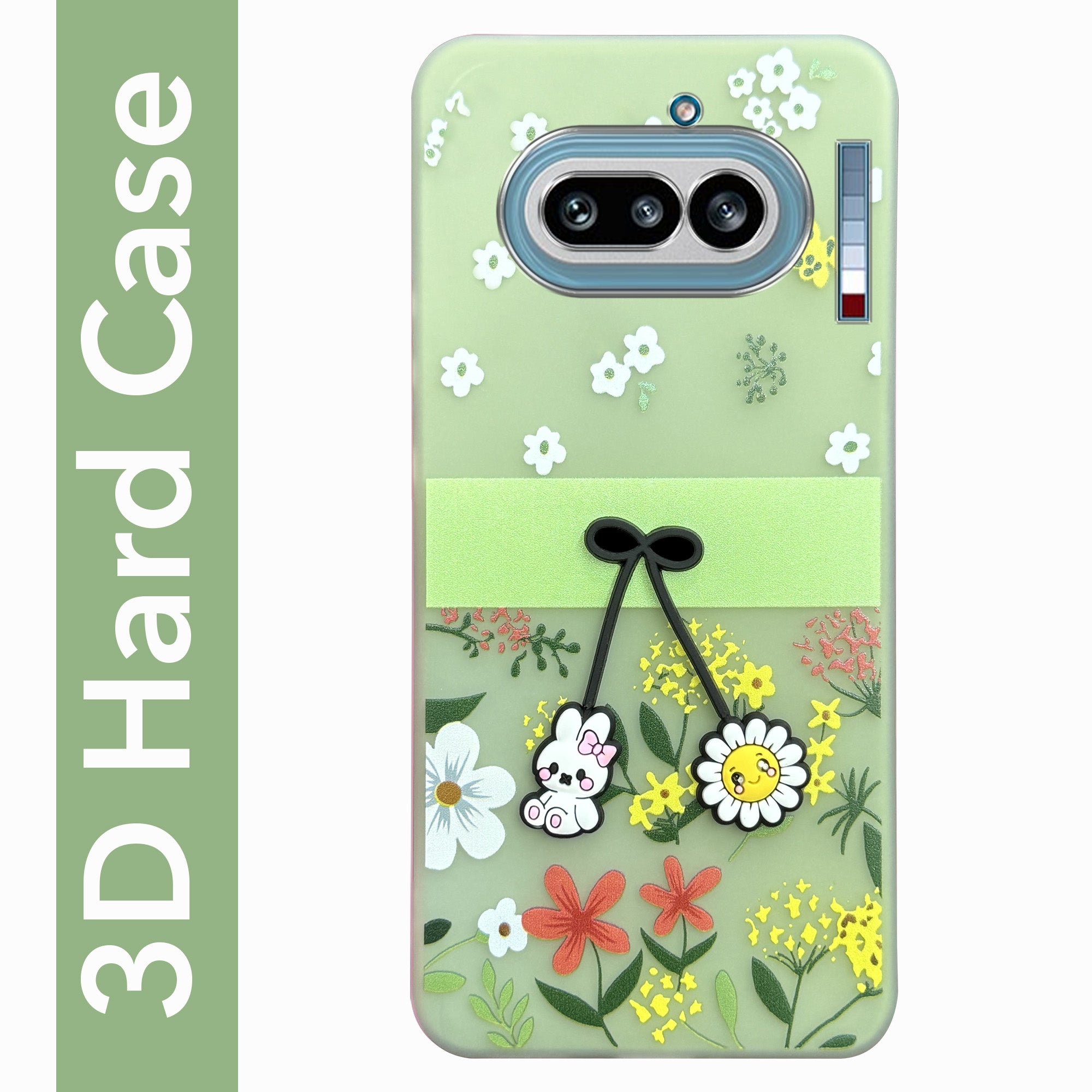 For Nothing Phone 4A 5G Back Cover Case (3D Cute Cartoons | Hard Back Side Soft | Matte Premium Finish | HD Printing)