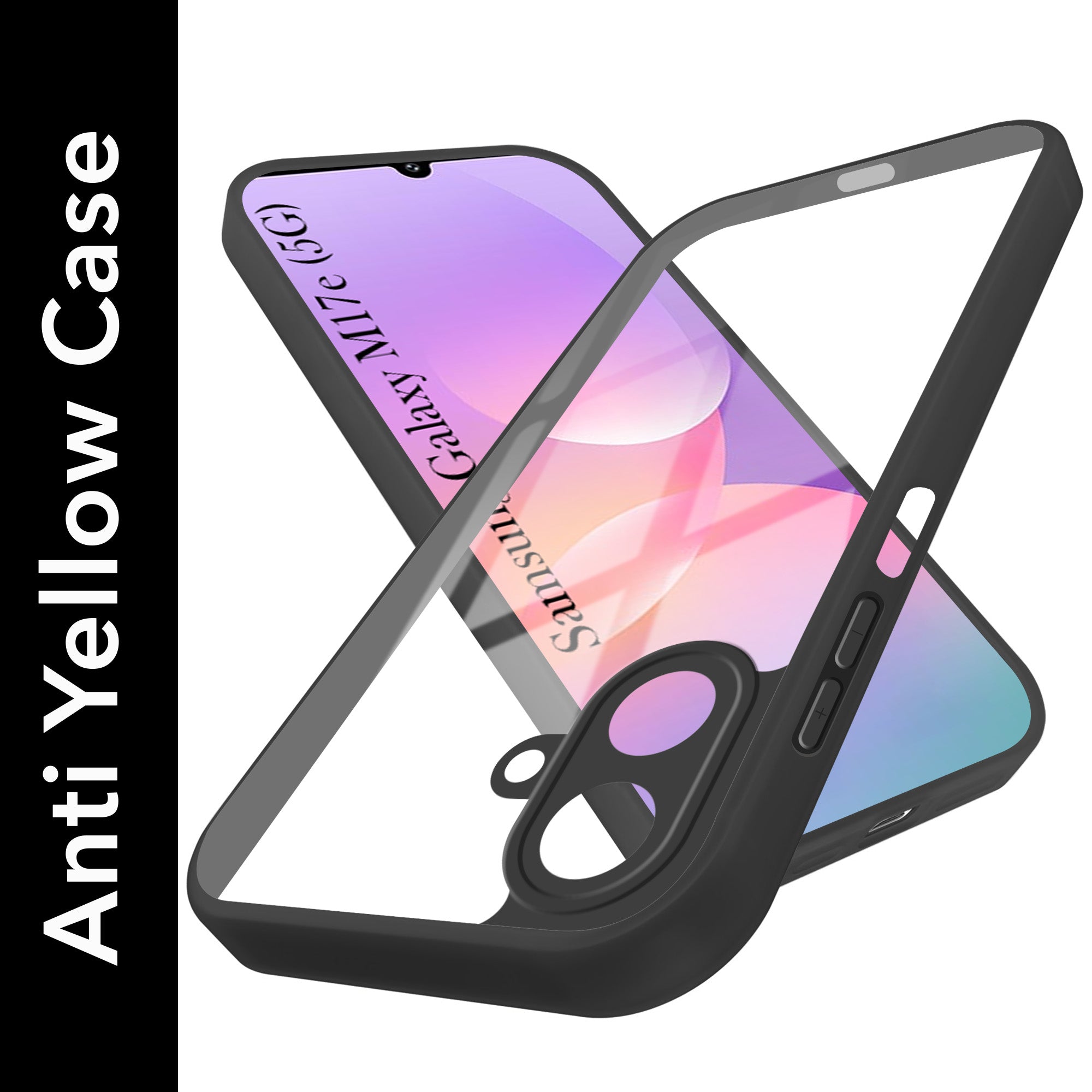 For Samsung Galaxy M17e 5G Back Cover Case Ultra-Hybrid (Lifetime Anti Yellow | Anti Scratch | Crystal Clear Shockproof)