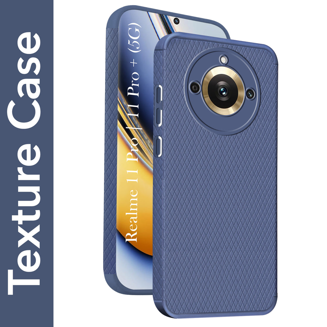 For Realme 11 Pro 5G | 11 Pro Plus Back Cover Case (Liquid Silicone | Side Grip | Camera Protection)