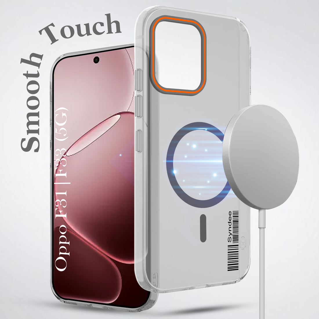 For Oppo F31 5G | Oppo F33 5G Back Cover Case (Soft Touch | Camera Bump Protection | MagSafe Compatible | Matte Finish)