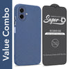 For Samsung Galaxy A07 5G | F70e 5G Combo with Back Cover and 9H Tempered Glass (Liquid Silicone | Camera Protection | Oleophobic Coating Screen Glass)