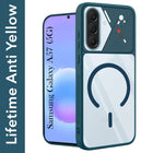 For Samsung Galaxy A57 5G Back Cover Case Lifetime Anti-Yellow Clear (Camera Protection | Side Grip | Wireless MagSafe Compatible)