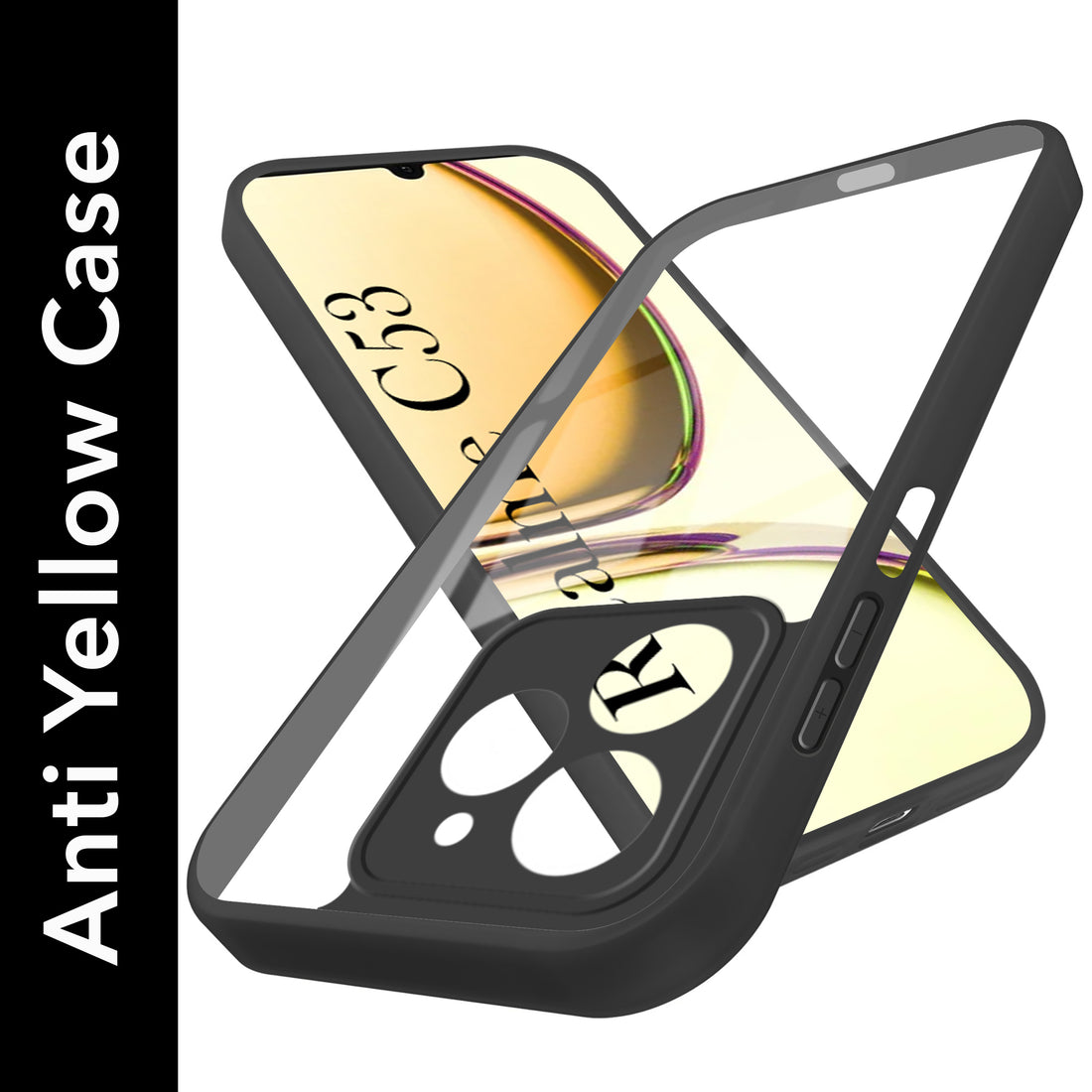 For Realme C53 Back Cover Case Ultra-Hybrid (Lifetime Anti Yellow | Anti Scratch | Crystal Clear Shockproof)