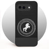 For Google Pixel 10a Back Cover Case PU Leather Finish (Professional Minimalist Texture | MagSafe Compatile | Camera Protection | Sleek Sober Formal)