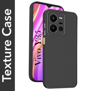 For Vivo Y35 Back Cover Case Liquid Silicone (Camera Protection | Side Grip Texture | Soft and Flexible)